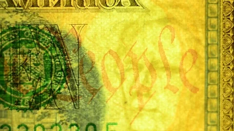 Authentication of US ten-dollar bills for clearance. Stock Footage 164790528