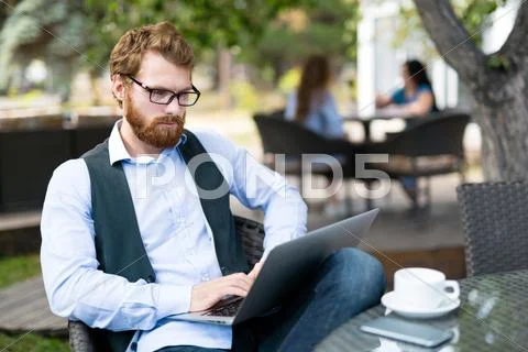 Author at work Stock Photos