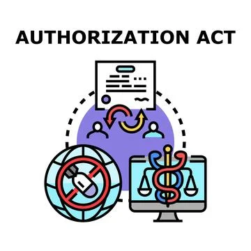 Authorization act for global security and legal compliance Stock Illustration