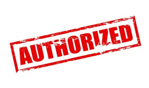 Authorized Stock Illustration