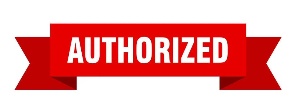 Authorized Illustrazione stock