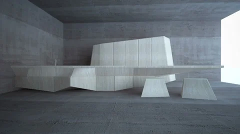 Author's abstract kitchen interior. Kitchen is up to date style with the use of Stock Footage 27497185