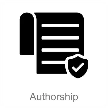 Authorship Stock Illustration