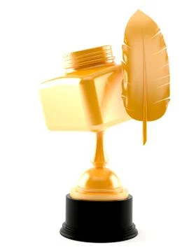 Authorship trophy Stock Illustration