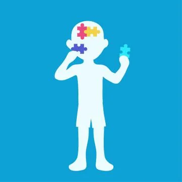 Autism awareness day. Vector illustration. Stock Illustration