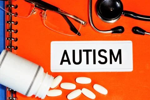 Autism - Kanner syndrome, disorders of brain development Stock Photos