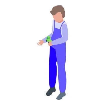 Autism kid icon isometric vector. Mental child Ilustración de archivo