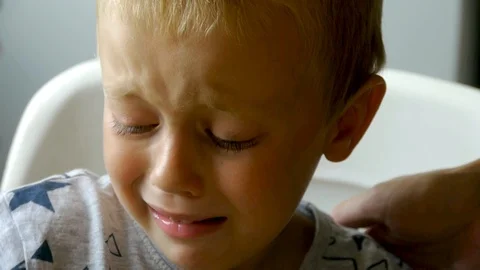 Autistic boy emotions Stock Footage 114761748