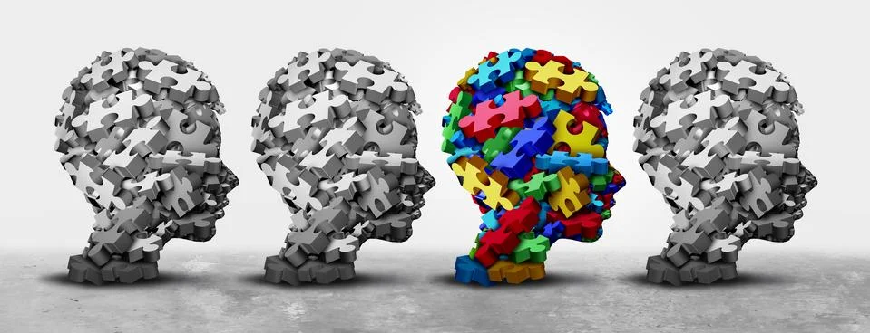 Autistic Child Stock Illustration