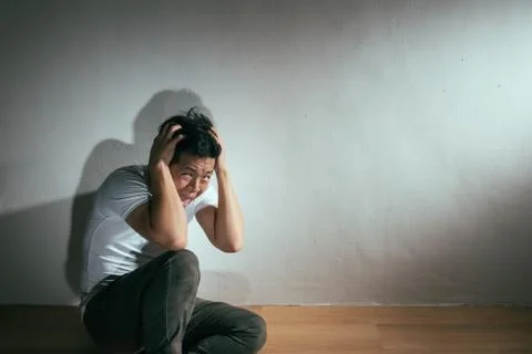 Autistic intellectual disability concept 库存照片