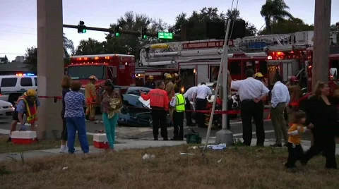 Auto Accident #1 Stock Footage 687250