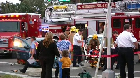 Auto Accident #3 Stock Footage 687259