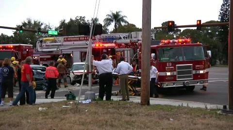 Auto Accident #4 Video stock 687261