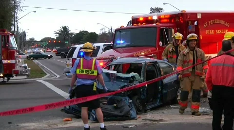 Auto Accident #5 Stock Footage 687265