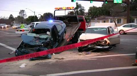 Auto Accident #7 Video stock 689447