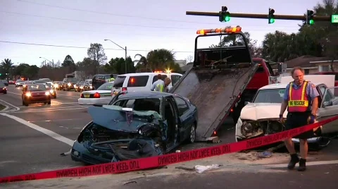 Auto Accident #9 Stock Footage 689434