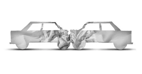 Auto Accident Concept Stock Illustration