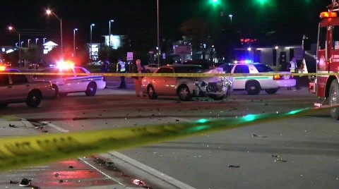 Auto accident Stock Footage