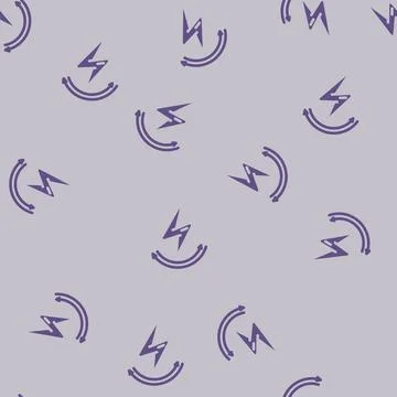 Auto adjust feature glyph vector seamless pattern Stock Illustration