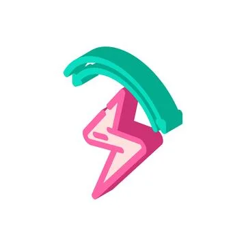 Auto adjust feature isometric icon vector illustration Stock Illustration