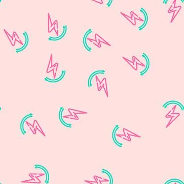 Auto adjust feature vector seamless pattern 스톡 일러스트