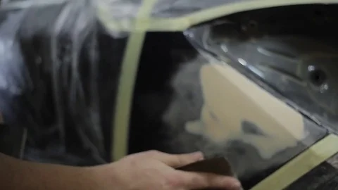 Auto body repair Video stock 73123331