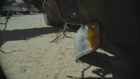 Auto Boneyards Stock Footage 124334164