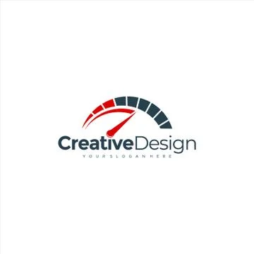 Auto car logo design with concept sports vehicle icon silhouette on light gre Stock Illustration