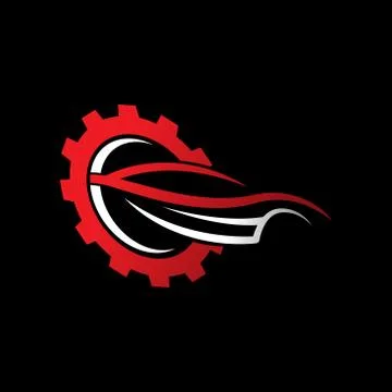 Auto Car Logo icon Vector Illustration template. Modern Sport Car vector logo Иллюстрация
