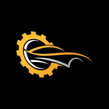 Auto Car Logo icon Vector Illustration template. Modern Sport Car vector logo Stock Illustration