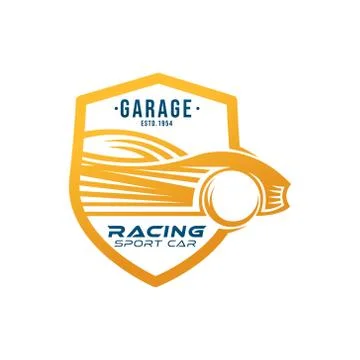 Auto Car Logo icon Vector Illustration template. Modern Sport Car vector logo Stock Illustration
