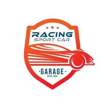 Auto Car Logo icon Vector Illustration template. Modern Sport Car vector logo Stock Illustration