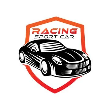 Auto Car Logo icon Vector Illustration template. Modern Sport Car vector logo Иллюстрация