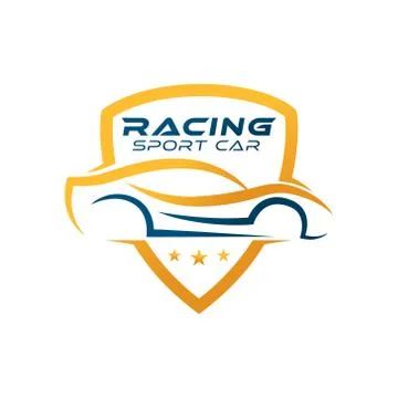 Auto Car Logo icon Vector Illustration template. Modern Sport Car vector logo Stock Illustration