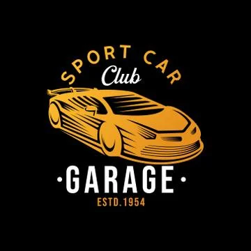Auto Car Logo icon Vector Illustration template. Modern Sport Car vector logo Stock Illustration