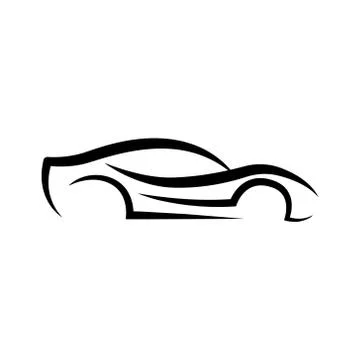 Auto Car Logo icon Vector Illustration template. Modern Sport Car vector logo Stock Illustration