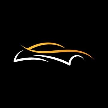 Auto Car Logo icon Vector Illustration template. Modern Sport Car vector logo Stock Illustration