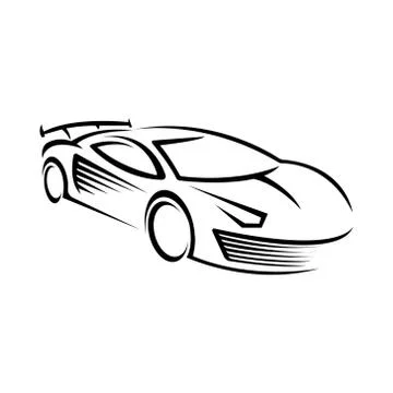 Auto Car Logo icon Vector Illustration template. Modern Sport Car vector logo Stock Illustration