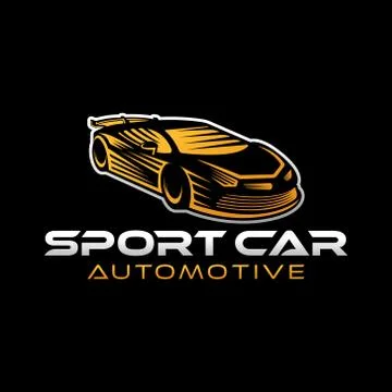 Auto Car Logo icon Vector Illustration template. Modern Sport Car vector logo Stock Illustration
