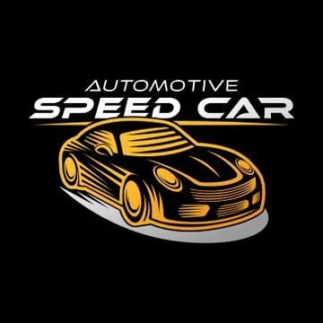 Auto Car Logo icon Vector Illustration template. Modern Sport Car vector logo Stock Illustration