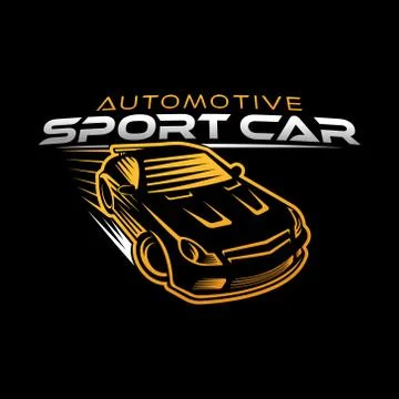 Auto Car Logo icon Vector Illustration template. Modern Sport Car vector logo Иллюстрация