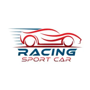 Auto Car Logo icon Vector Illustration template. Modern Sport Car vector logo Stock Illustration