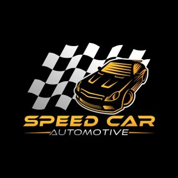 Auto Car Logo icon Vector Illustration template. Modern Sport Car vector logo Stock Illustration