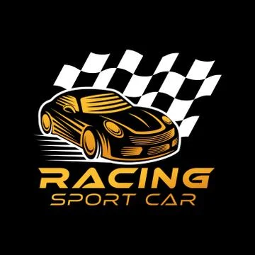 Auto Car Logo icon Vector Illustration template. Modern Sport Car vector logo Stock Illustration