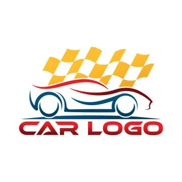 Auto Car Logo icon Vector Illustration template. Modern Sport Car vector logo イラスト素材