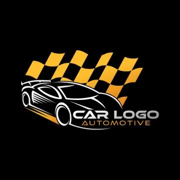 Auto Car Logo icon Vector Illustration template. Modern Sport Car vector logo Stock Illustration