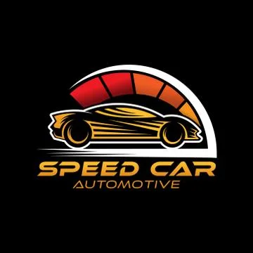 Auto Car Logo icon Vector Illustration template. Modern Sport Car vector logo Stock Illustration