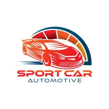 Auto Car Logo icon Vector Illustration template. Modern Sport Car vector logo Stock-Illustration