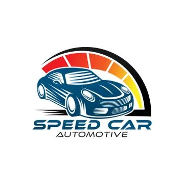 Auto Car Logo icon Vector Illustration template. Modern Sport Car vector logo Stock Illustration