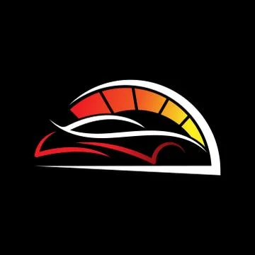 Auto Car Logo icon Vector Illustration template. Modern Sport Car vector logo Stock-Illustration